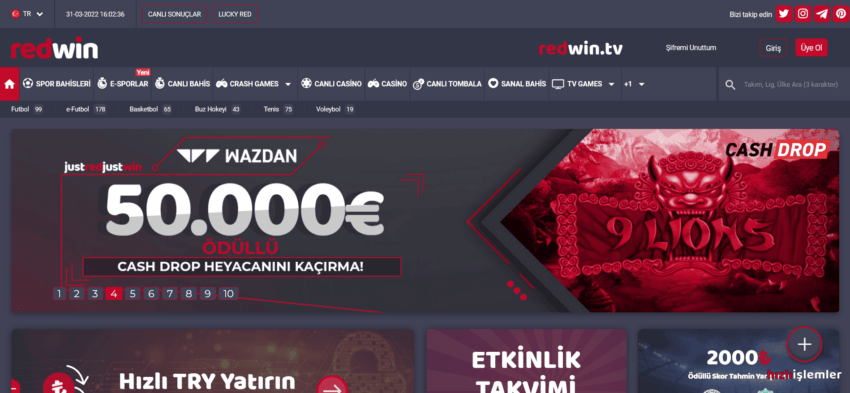 140Redwin.com Giriş Kaç Oldu? – 140 Redwin Bahis Sitesi